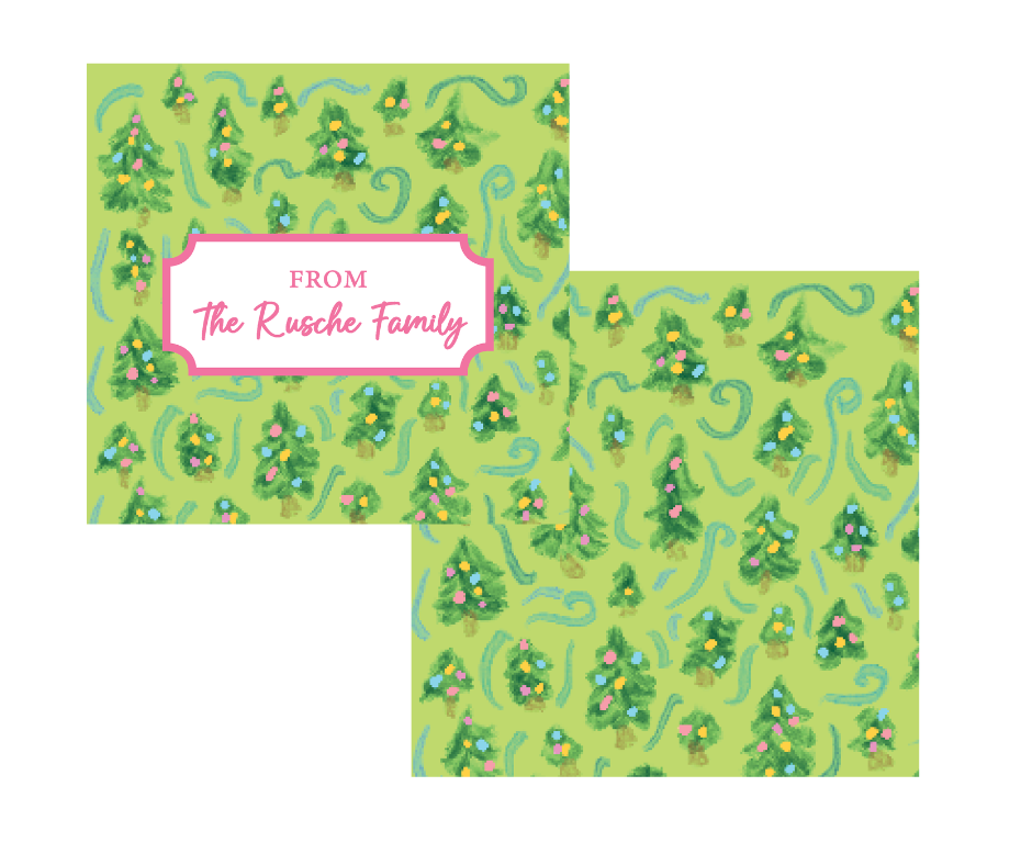 Gift Tags - Christmas Tree Print