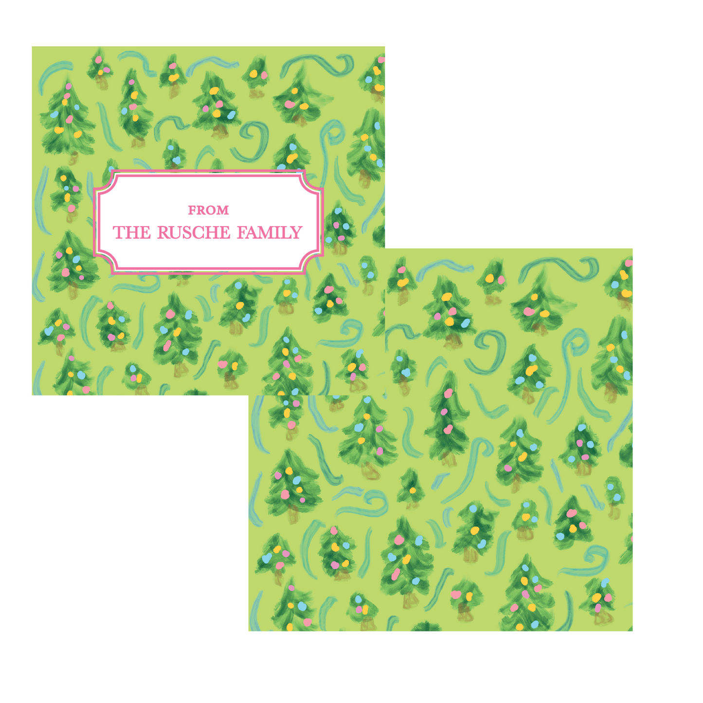 Gift Tags - Christmas Tree Print