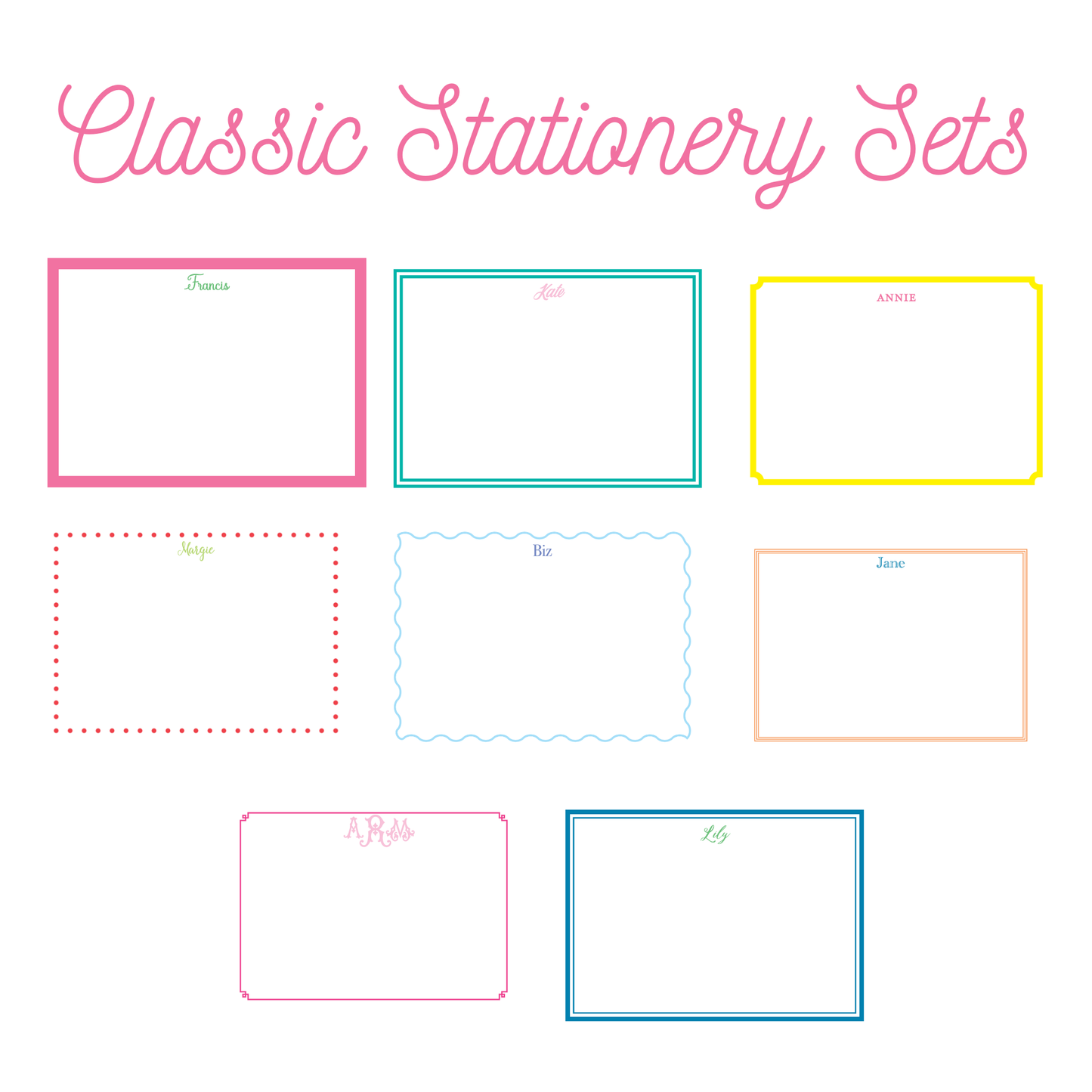 Classic Personalized Stationery