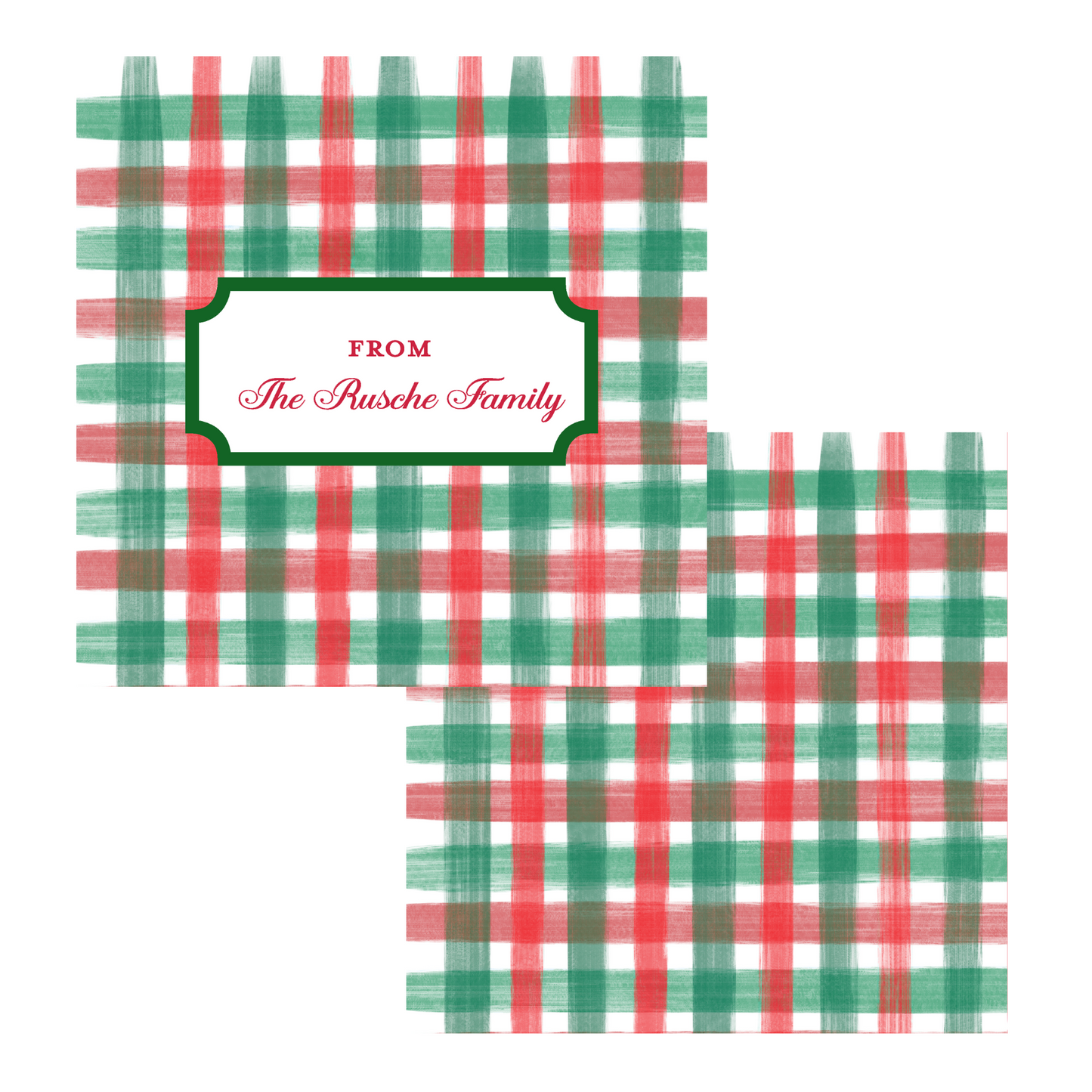 Gift Tags - Christmas Plaid