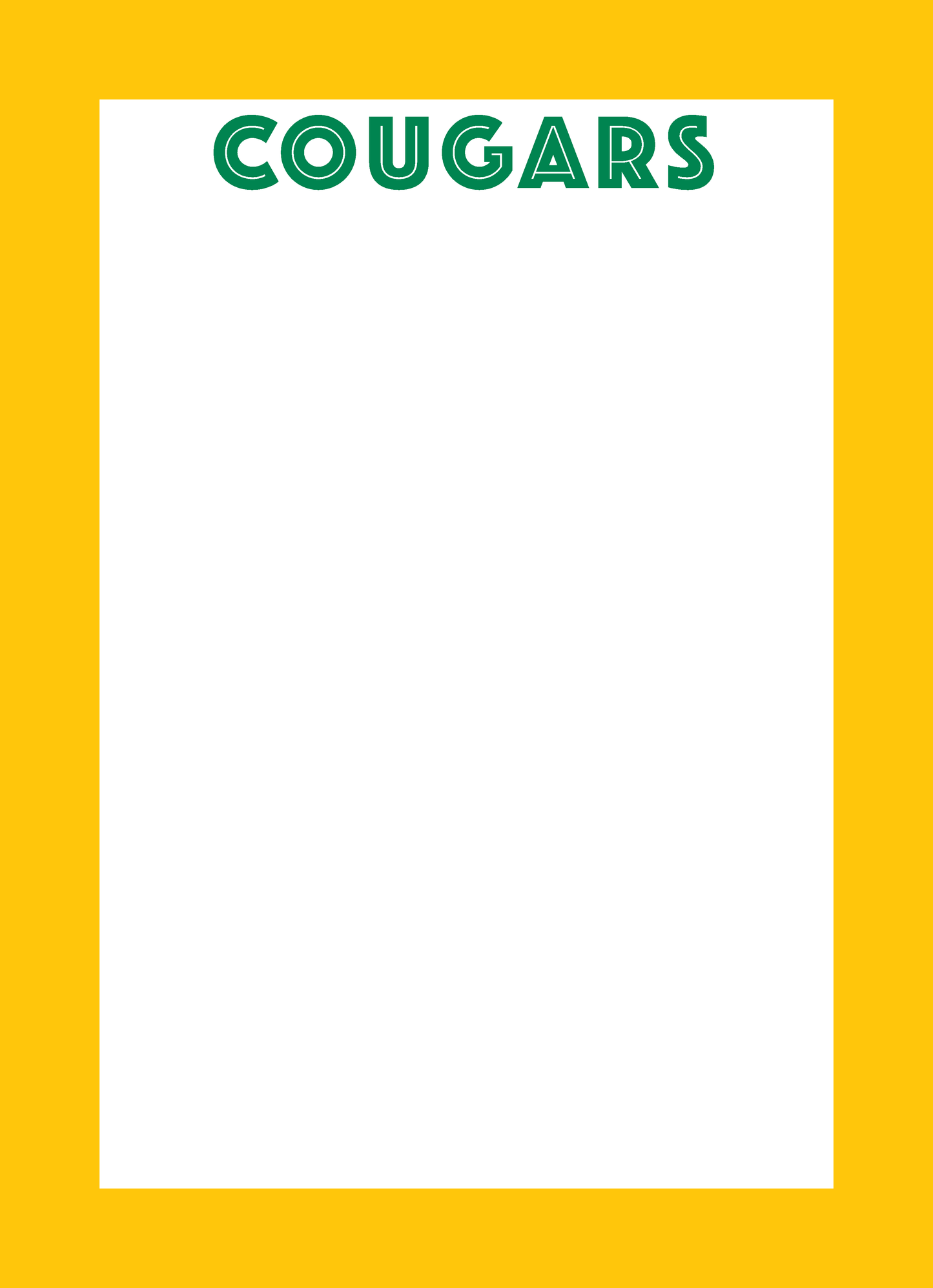 School - Mascot Notepad 1 - 5x7