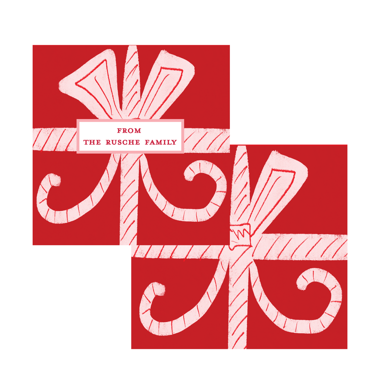 Gift Tags - Red Present