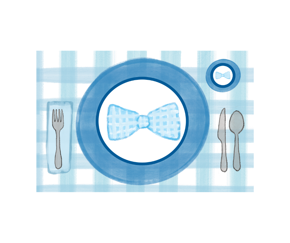 Blue Easter Laminated Placemat