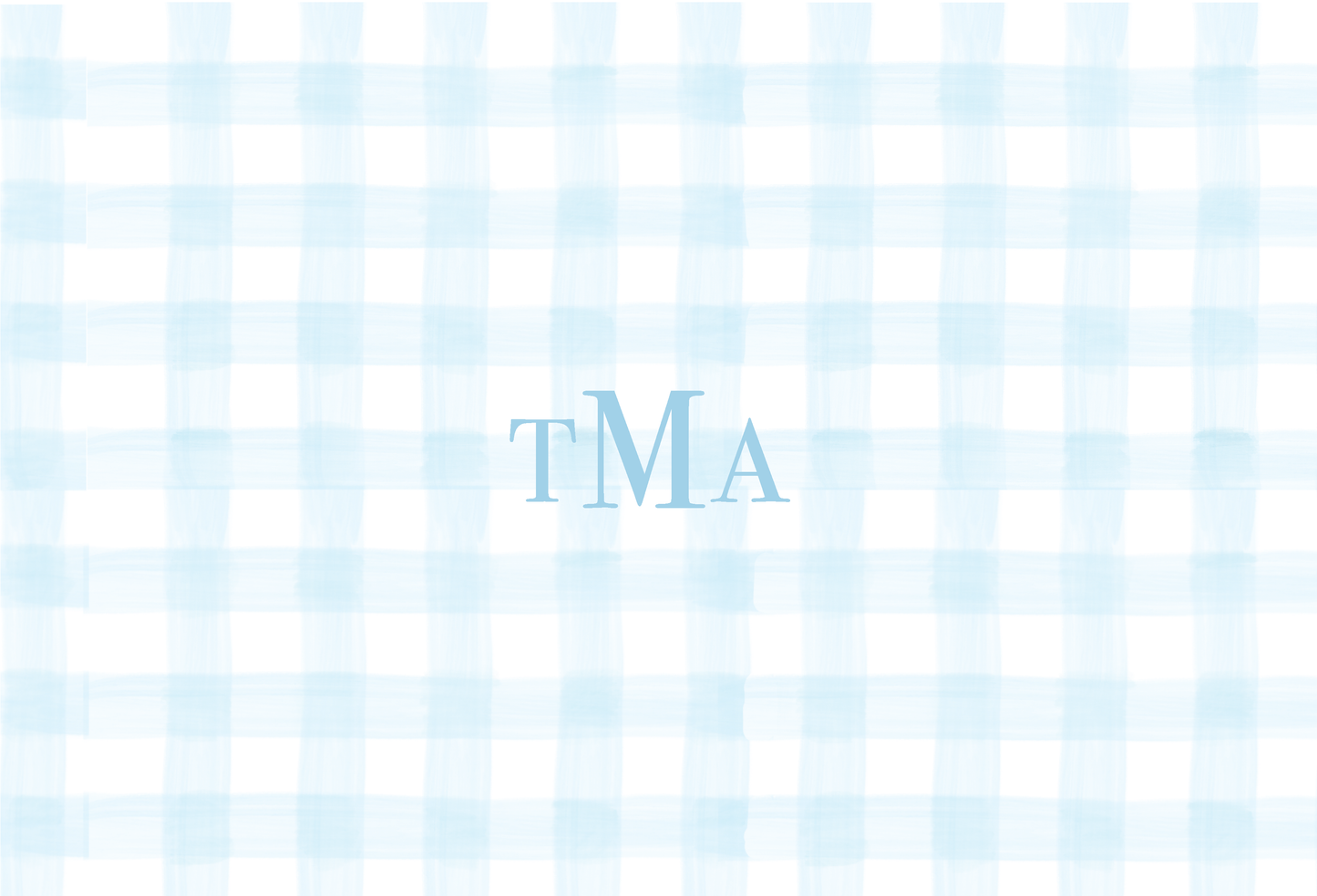 Classic Gingham Monogram - 2