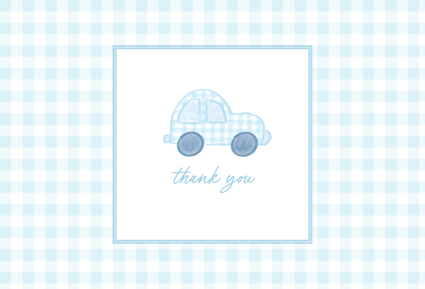 Classic Car Postcard Front - 3