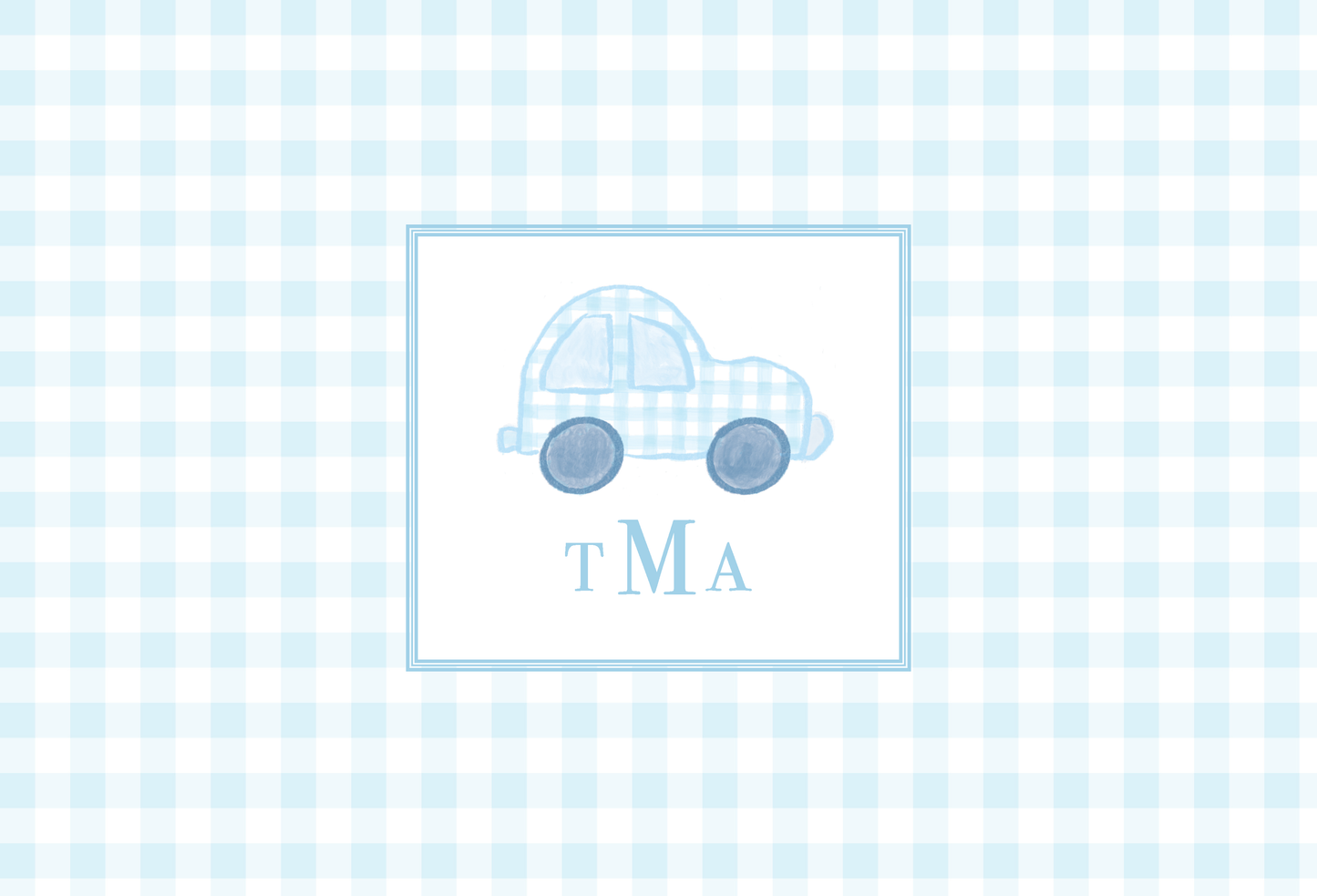 Classic Car Postcard Front - 4
