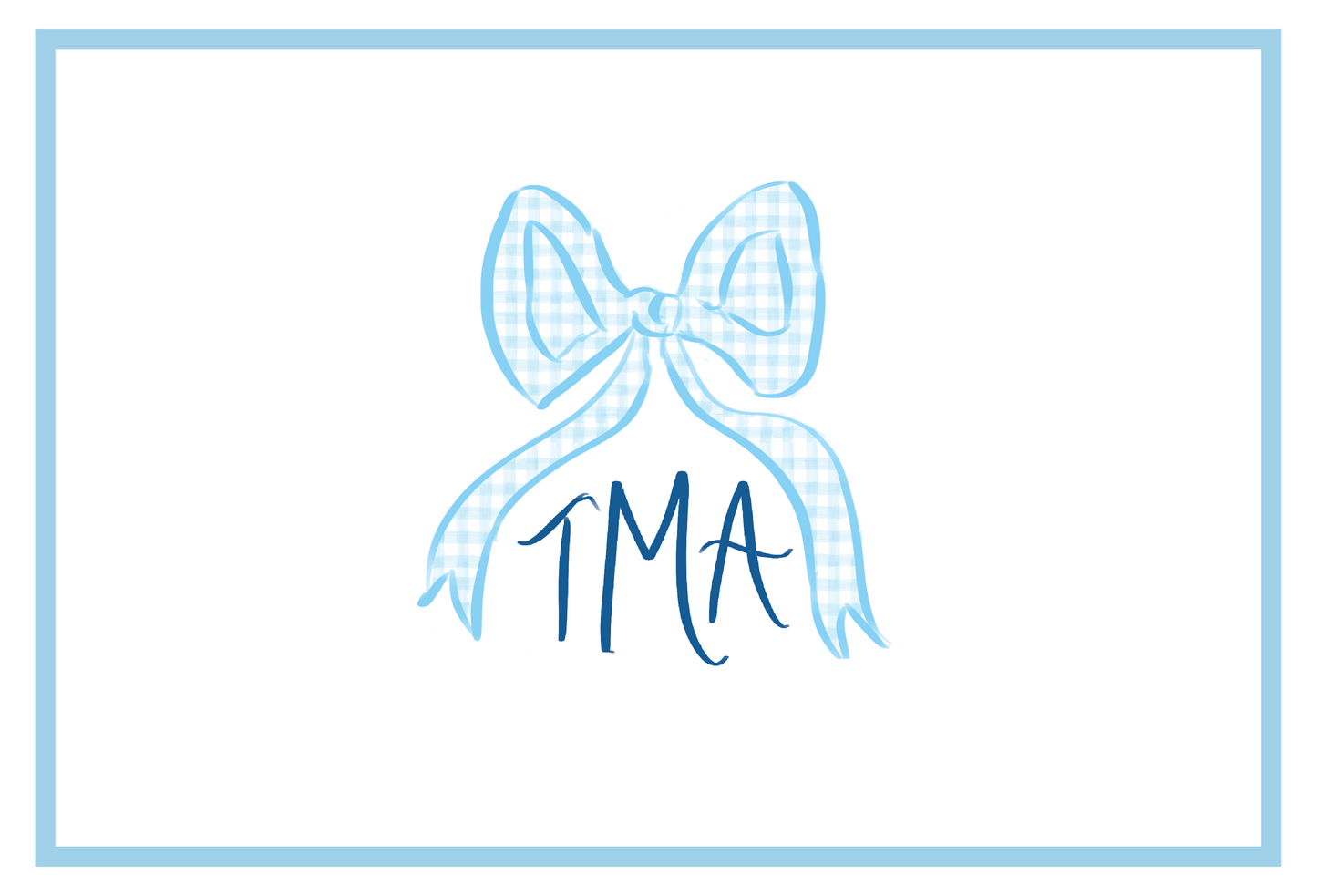 Gingham Bow