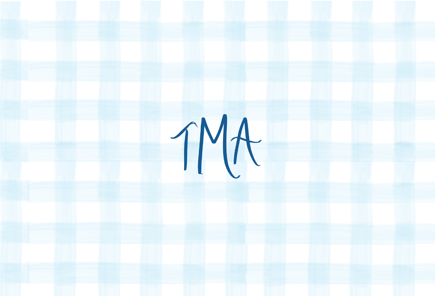 Classic Gingham Monogram - 1