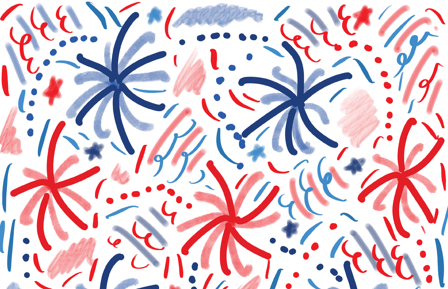 Disposable Placemat Pad - Fireworks 1