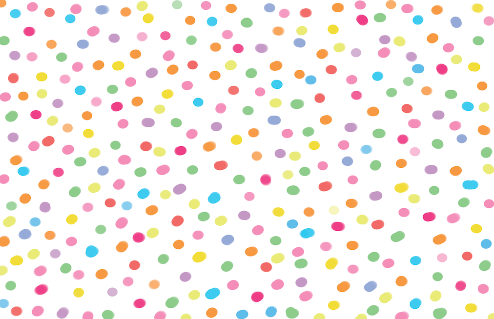 Disposable Placemat Pad - Polka Dots