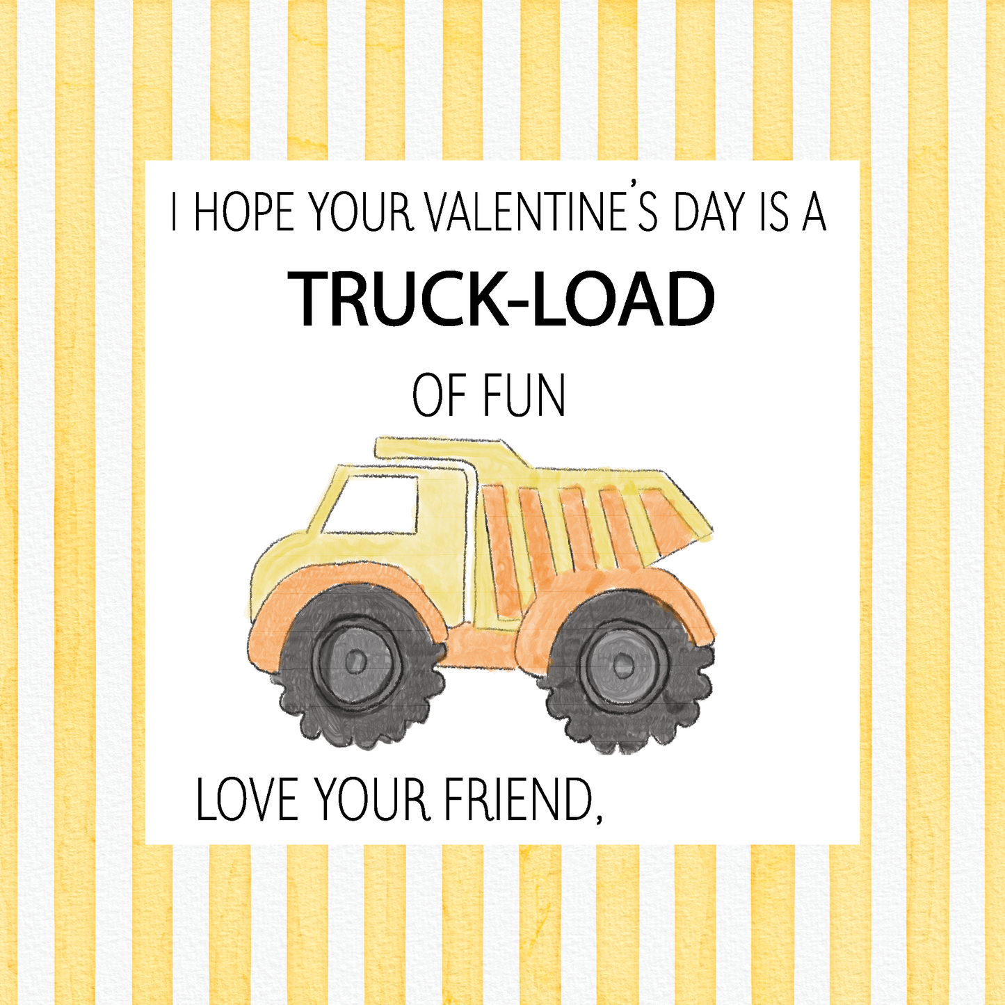 Truck Valentine