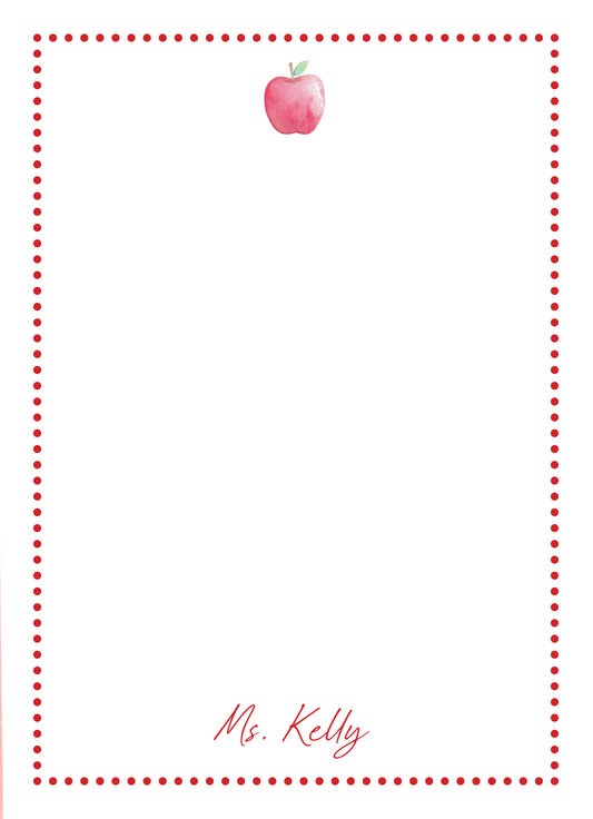 Teacher Apple Notepad