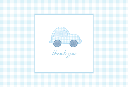 Classic Car Postcard Front - 3