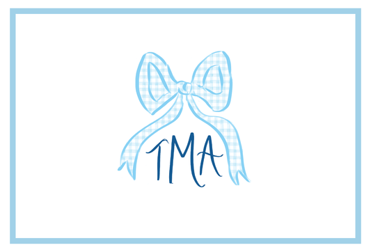 Gingham Bow