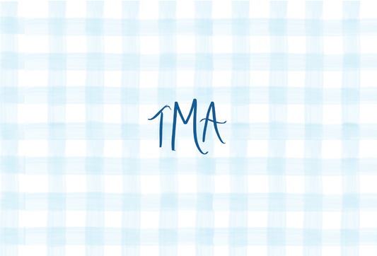 Classic Gingham Monogram - 1
