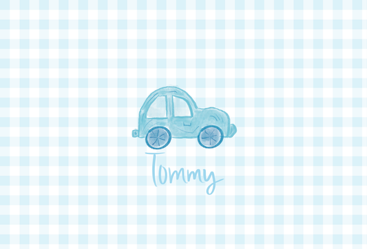 Classic Car Postcard Front - 1