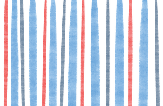 Disposable Placemat Pad - 4th of July Stripes