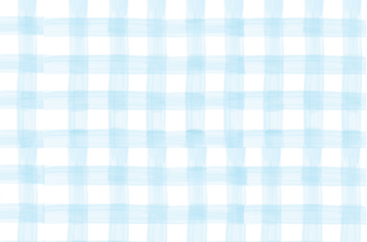 Disposable Placemat Pad - Blue Gingham