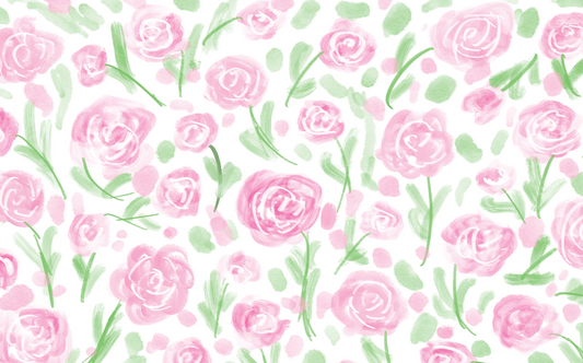 Disposable Placemat Pad - Roses