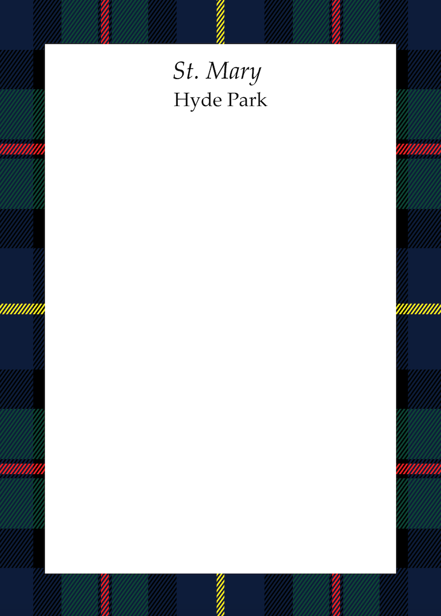 SMS - St. Mary School Uniform Notepad 5x7