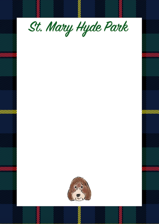 SMS - St. Mary School Regina Rose and Uniform Notepad 5x7