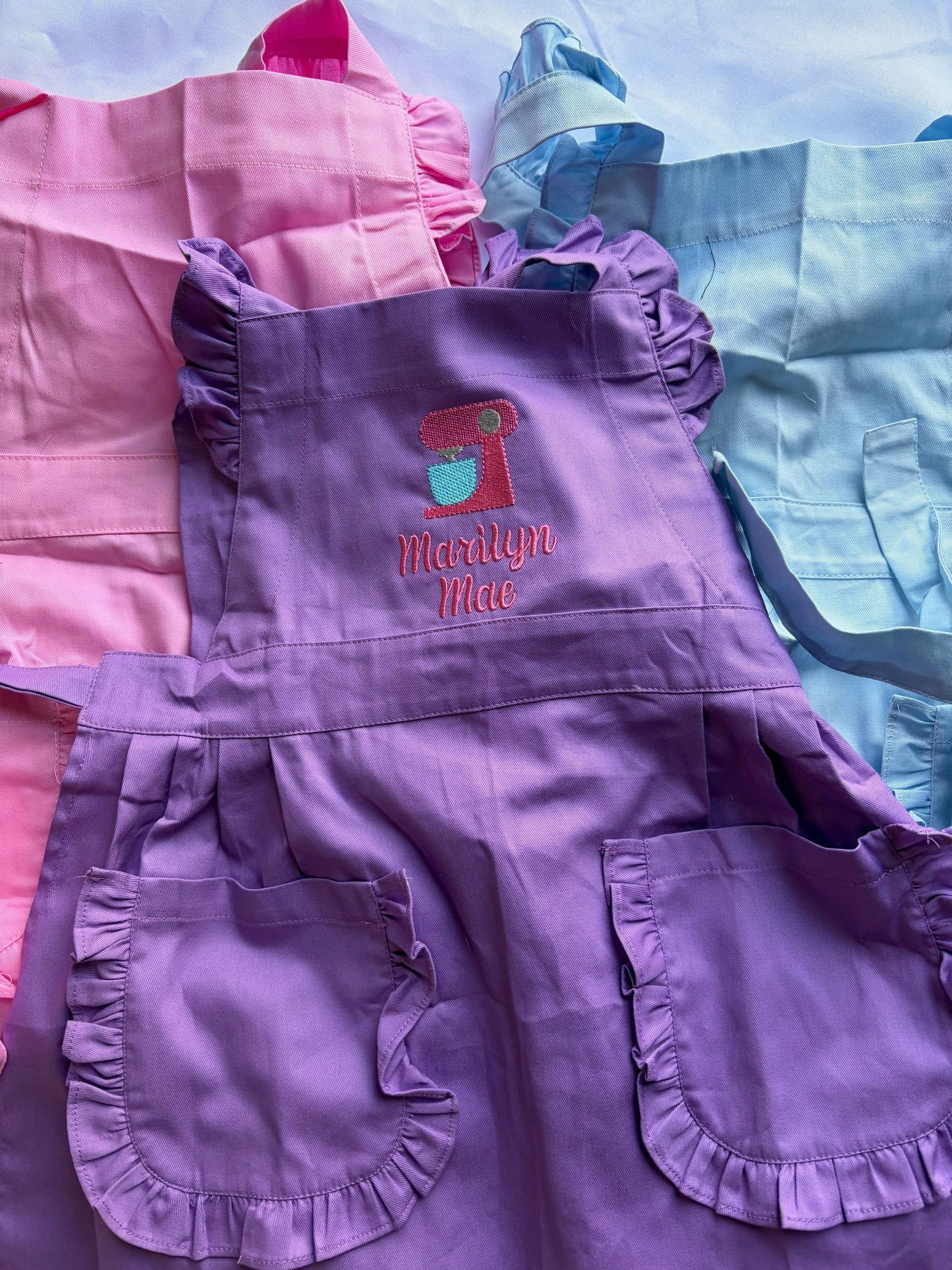 Ruffled Kids Apron