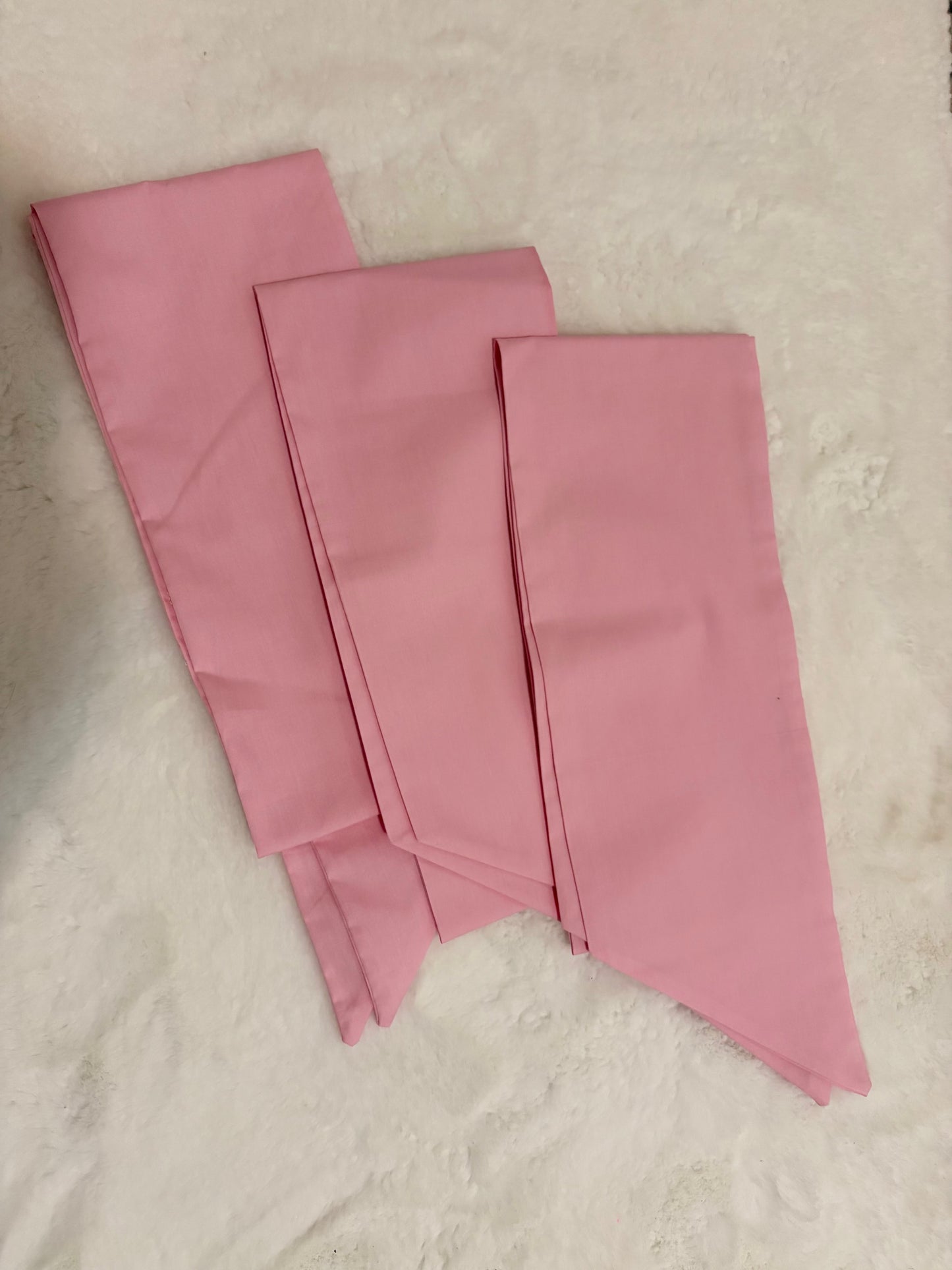 Embroidered Wreath Sash -Dark  Pink with Monogram