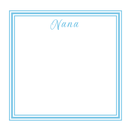 5x5 Notepad Double Border