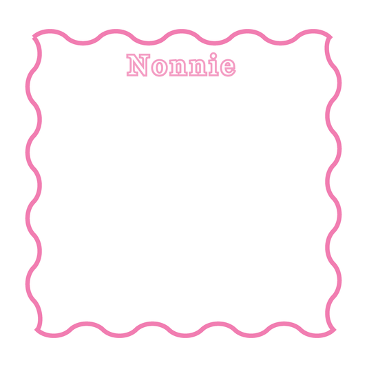5x5 Notepad Squiggles Border